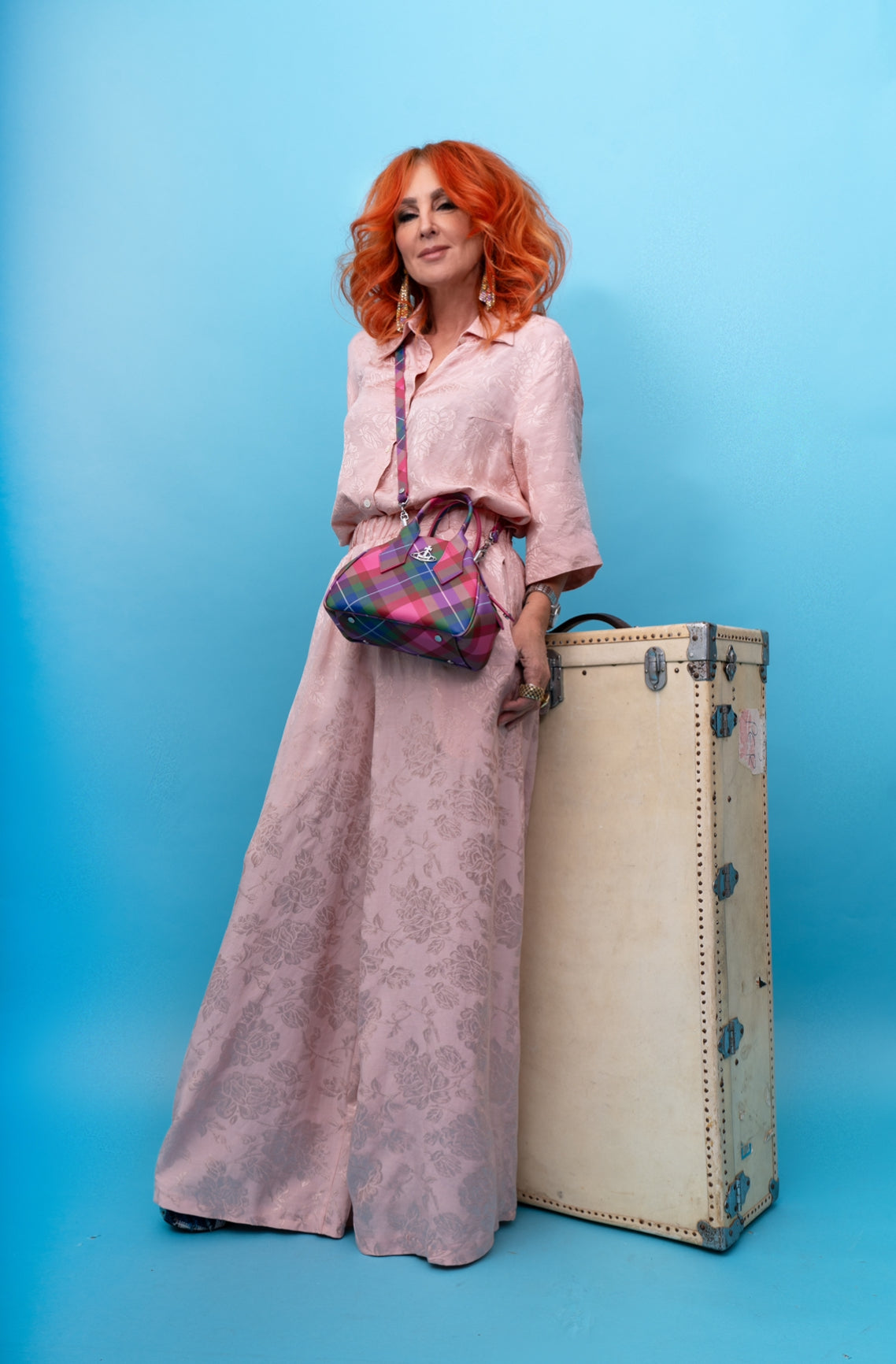 Classic Shirt in Pink Rosa Jacquard LAST ONE