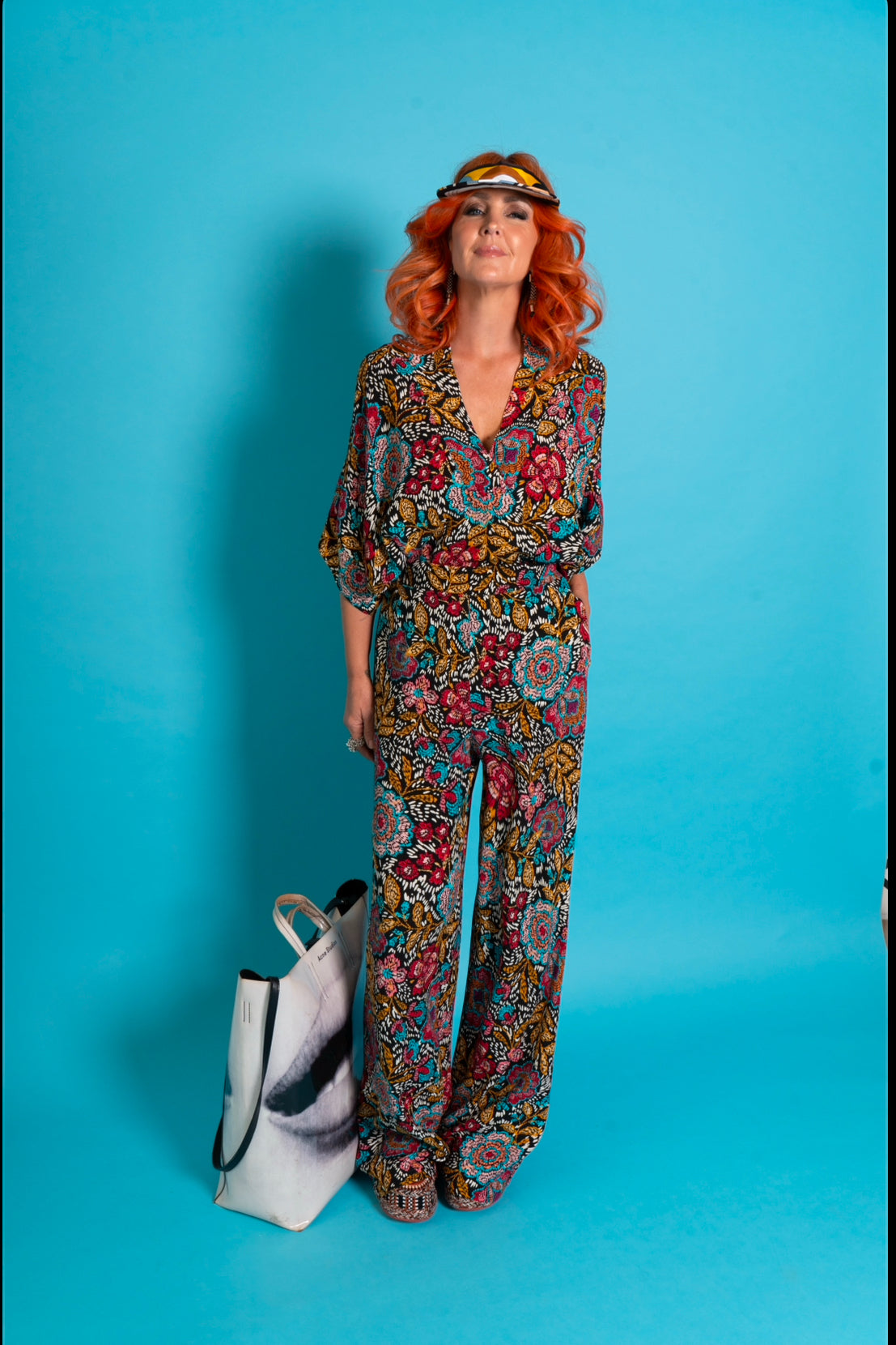 Luxe Jumpsuit in Batik LAST ONE