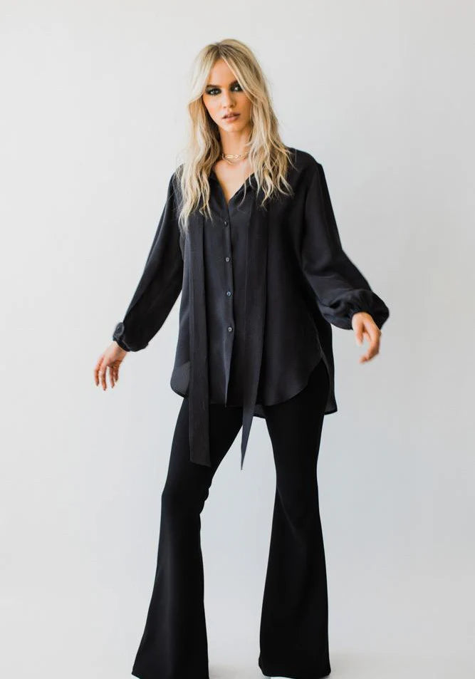 Luxe Flares in Black LAST ONE