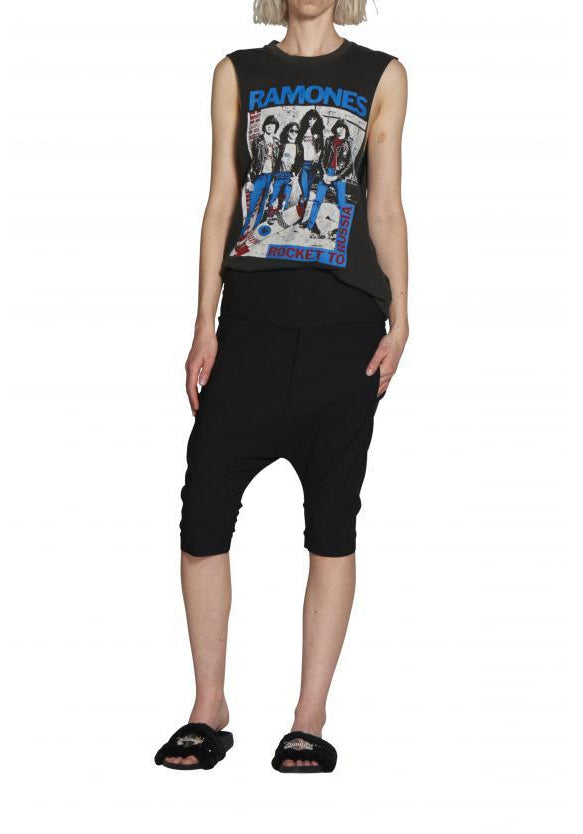 Twill Highrise Short Black - Empire Rose