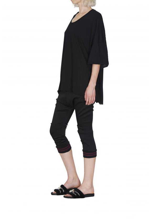 All Star Loose Tee Black - Empire Rose