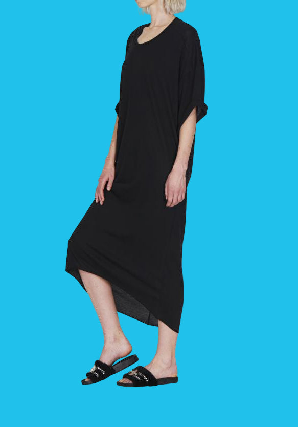 All Star Loose Dress Black - Empire Rose