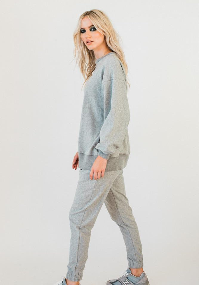 Olympia Sweat Pants Grey Marle