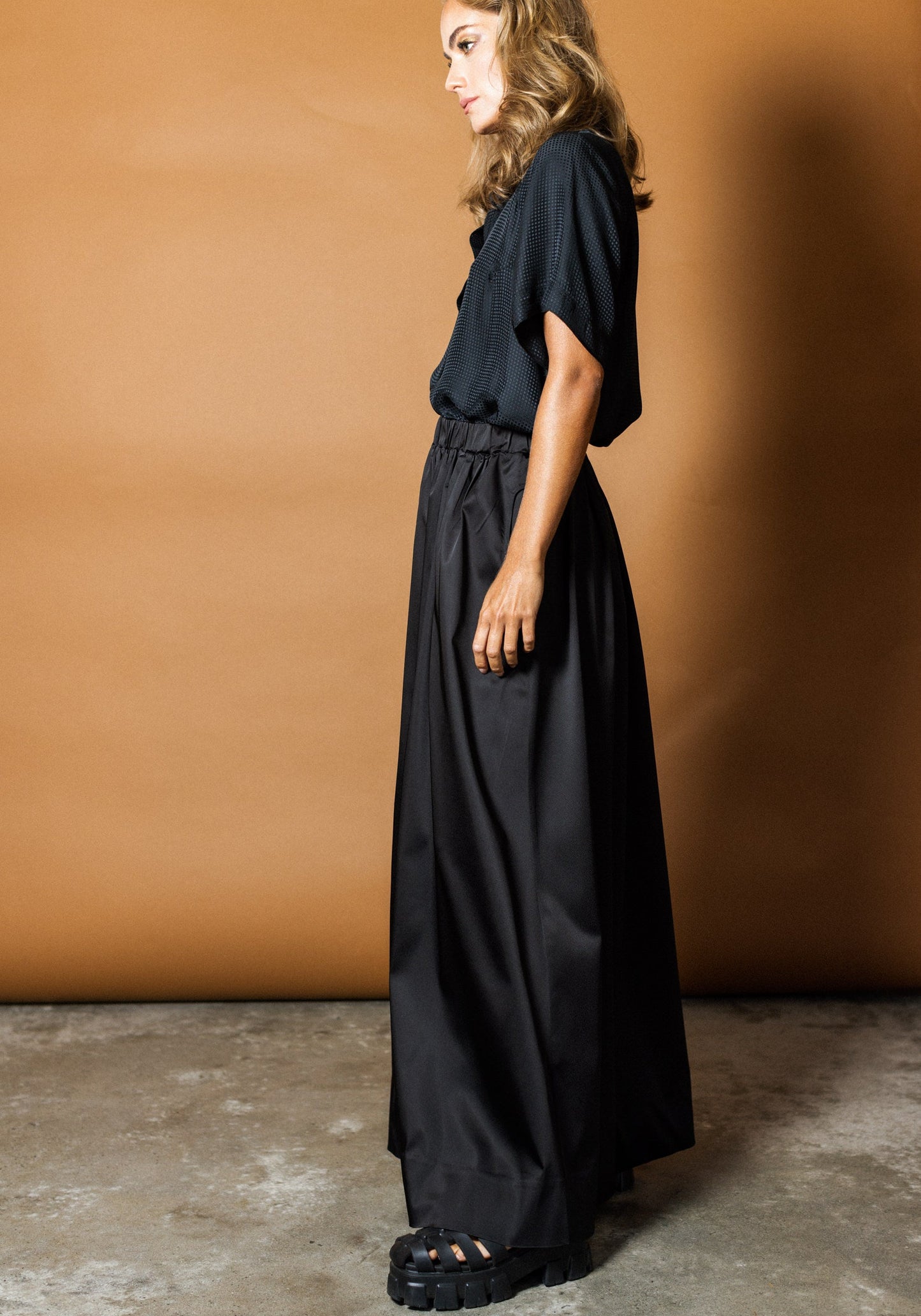 Luxe Maxi Skirt in Black