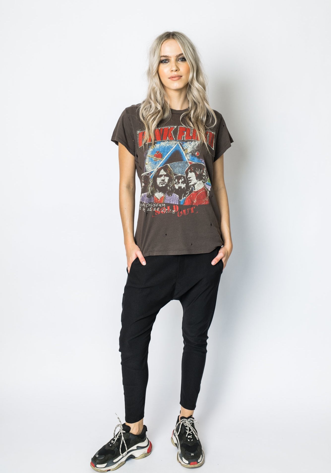 Twill Highrise Cropped Pant Black