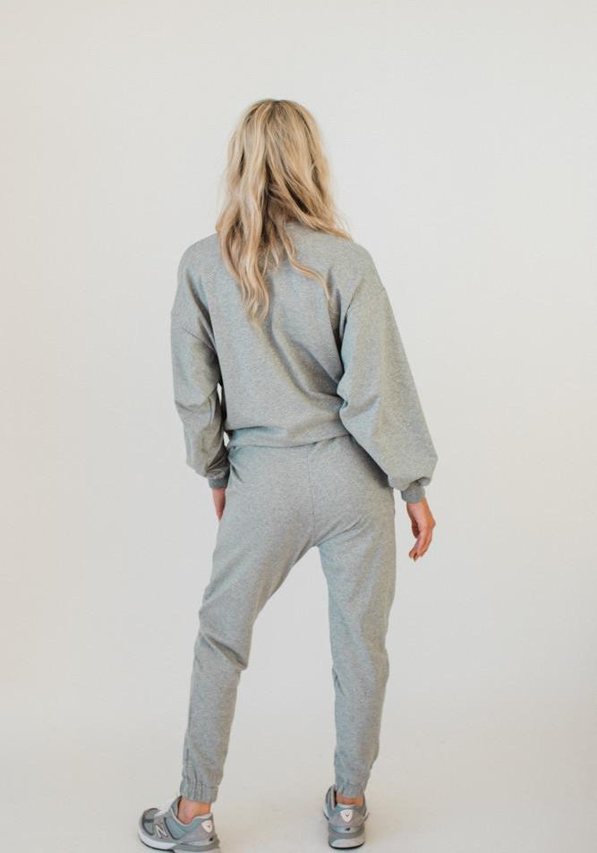 Olympia Sweat Pants Grey Marle