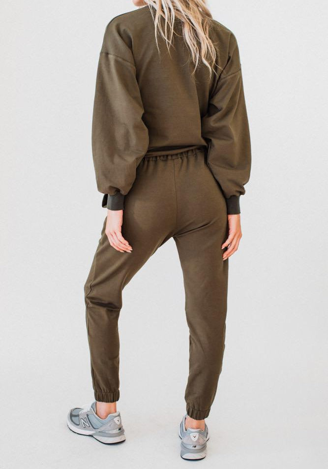 Olympia Sweat Pants Khaki