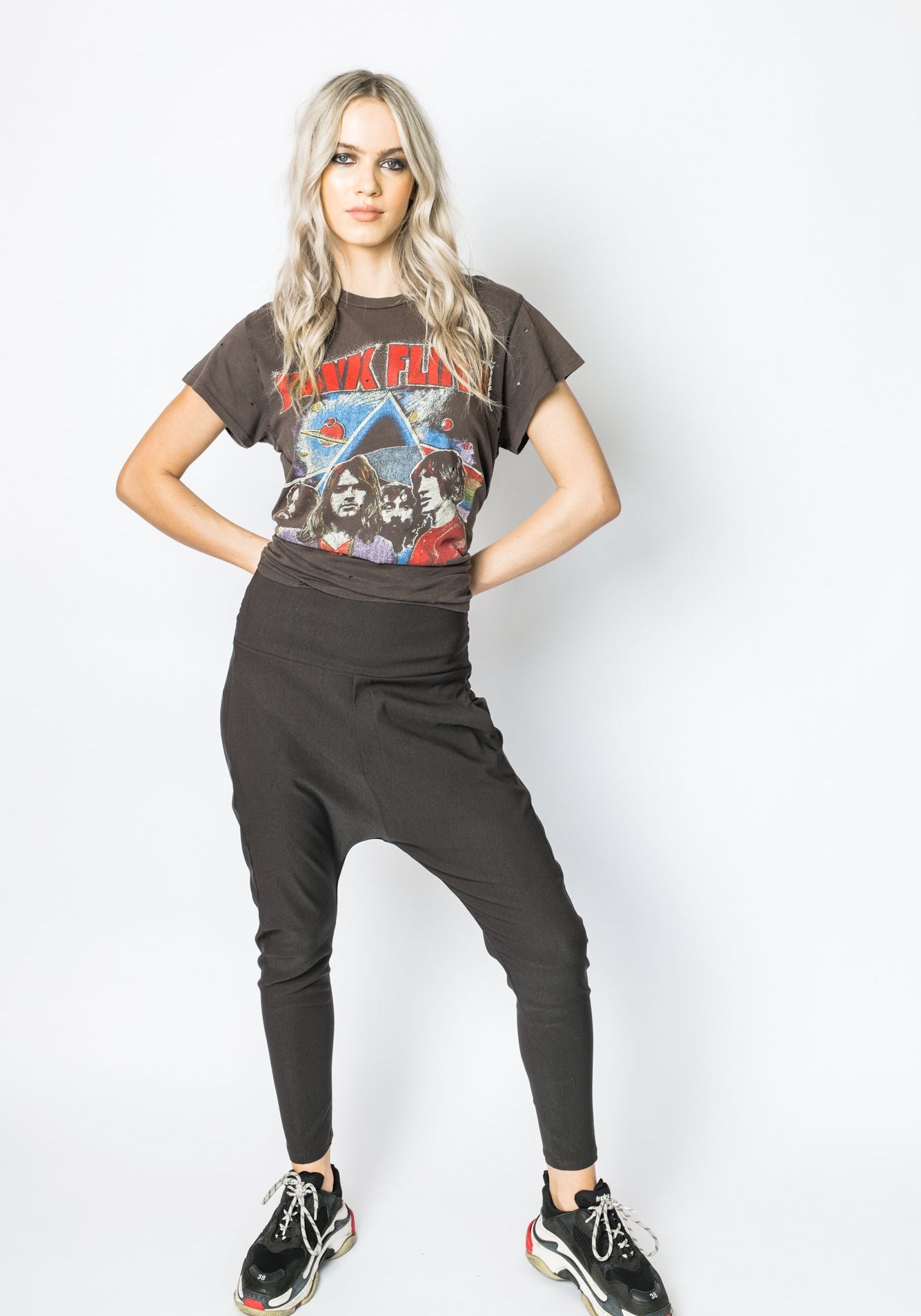 Twill Highrise Cropped Pant Khaki