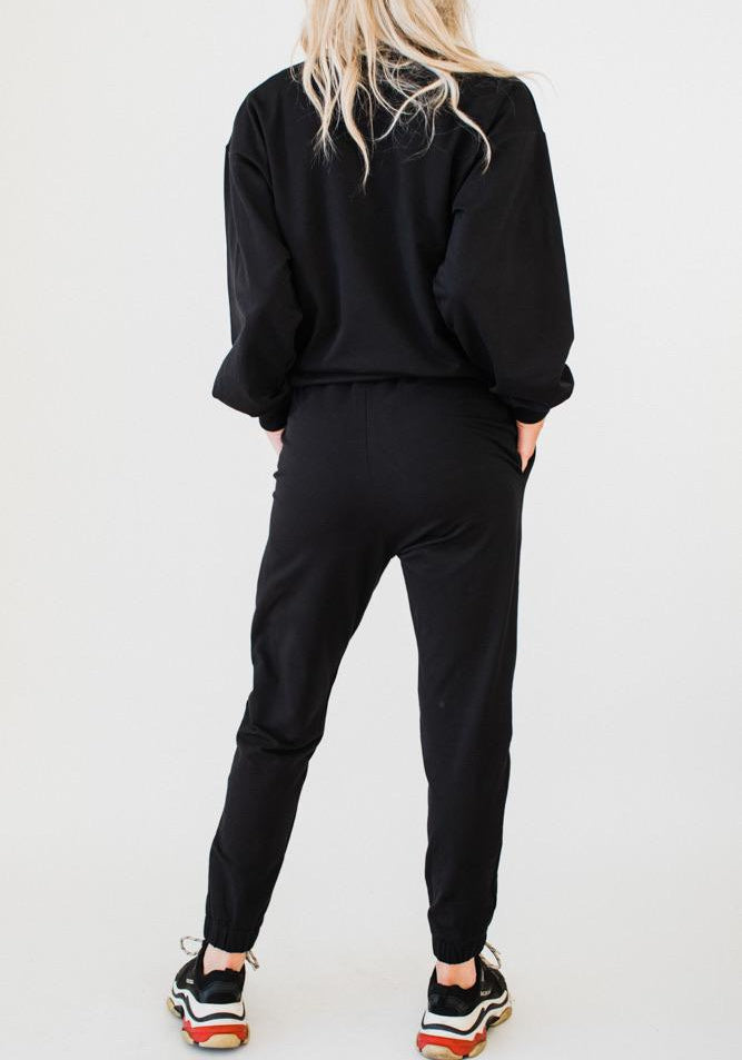 Olympia Sweat Pants Black
