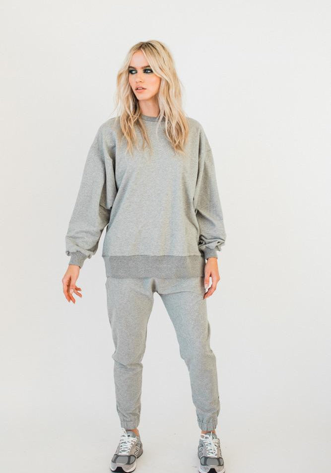 Olympia Sweat Pants Grey Marle