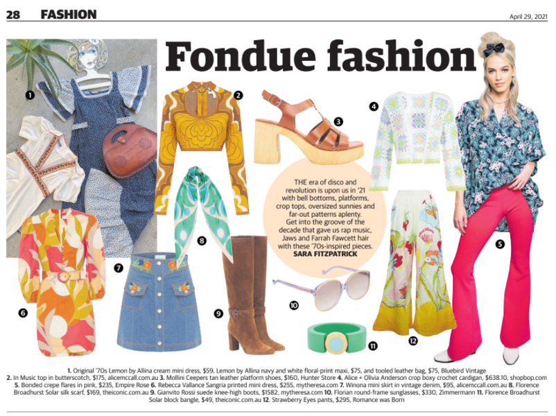 Fondue Fashion Spread: Western Suburbs Weekly