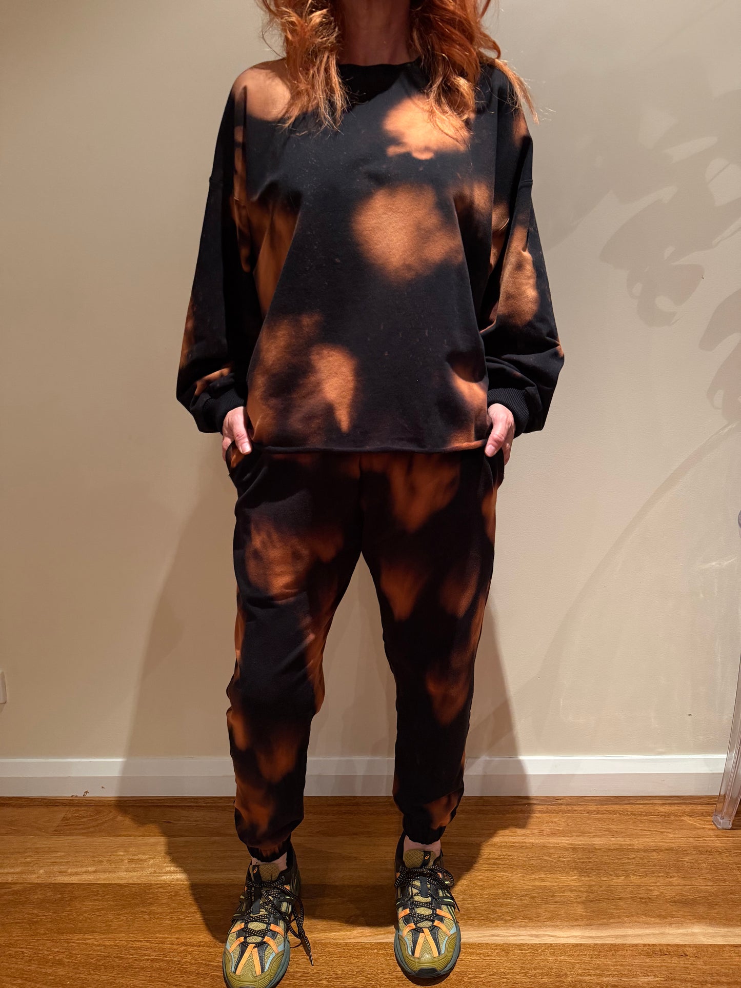 Olympia Sweat Pants in Amber Cloud