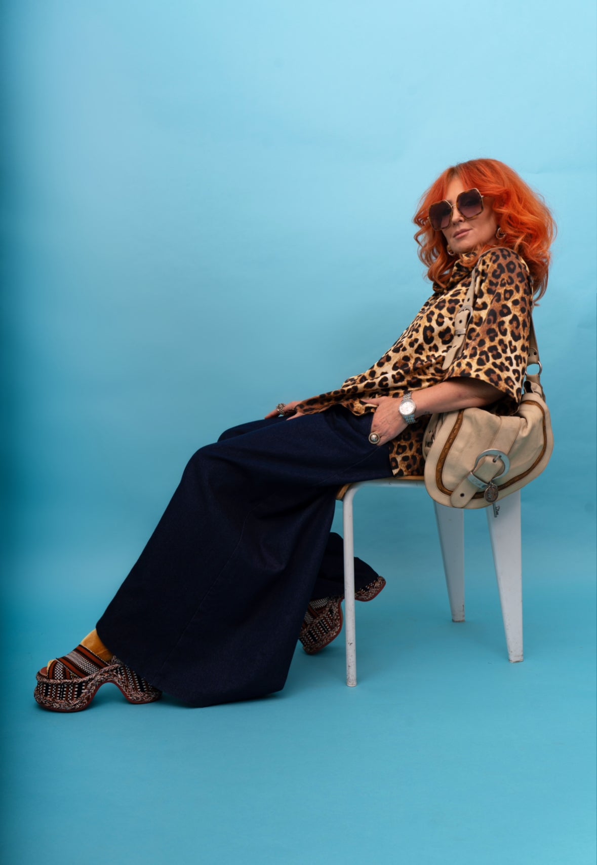 Classic Shirt in Bronze Leopard