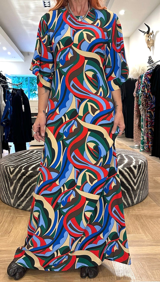 Kimono Sleeve Dress in Dolce