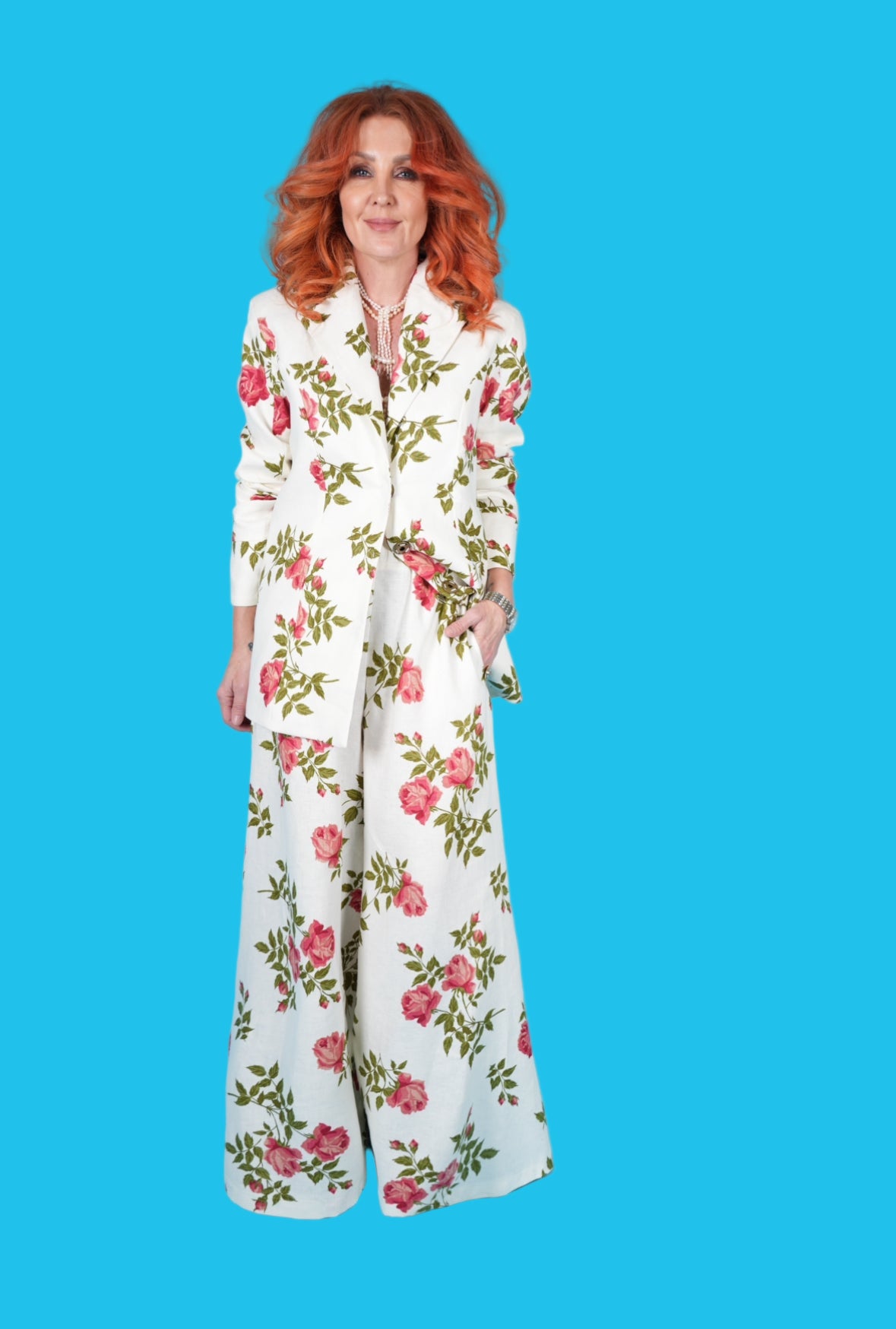 Classic Blazer in Italian Rose Linen