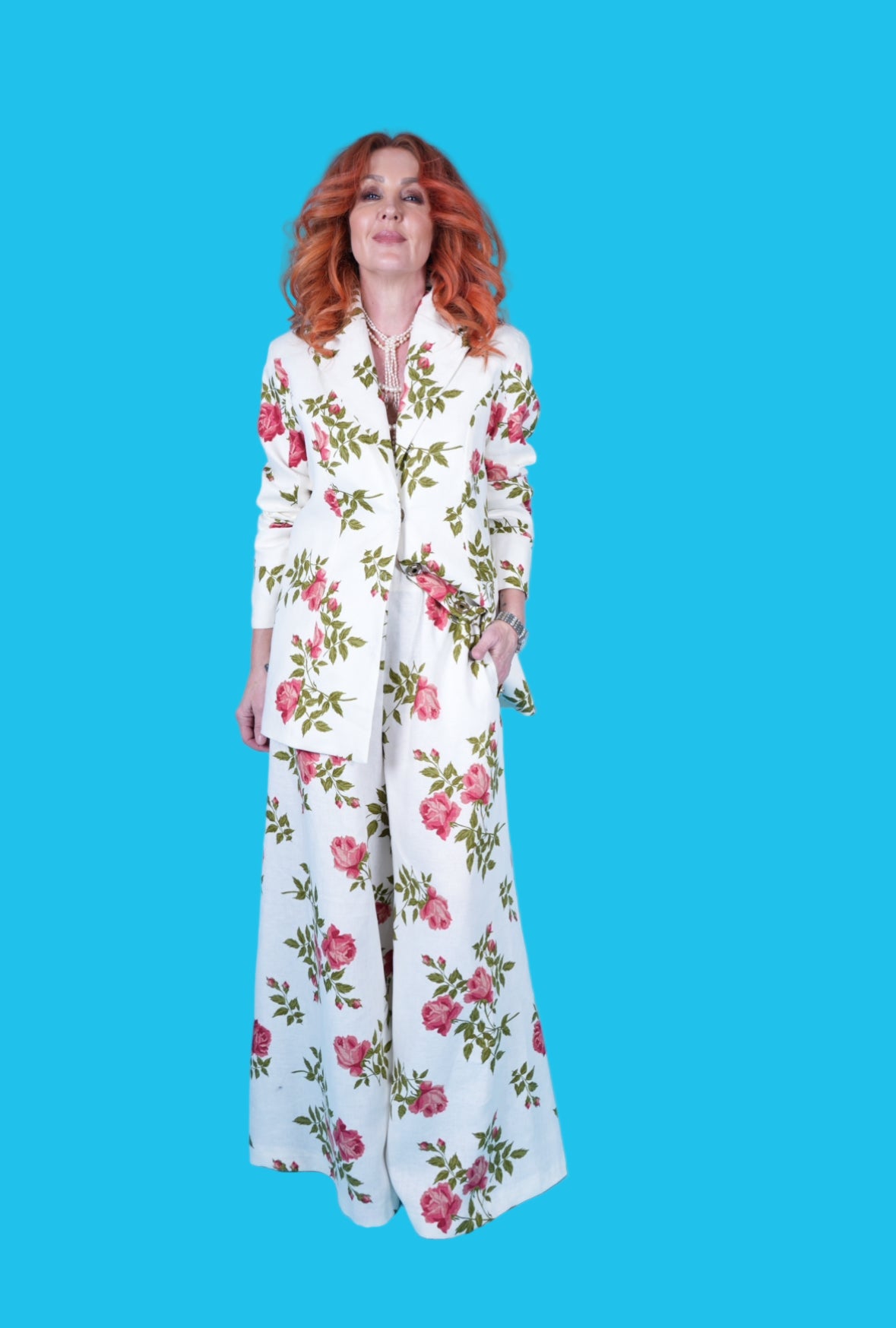 Classic Blazer in Italian Rose Linen