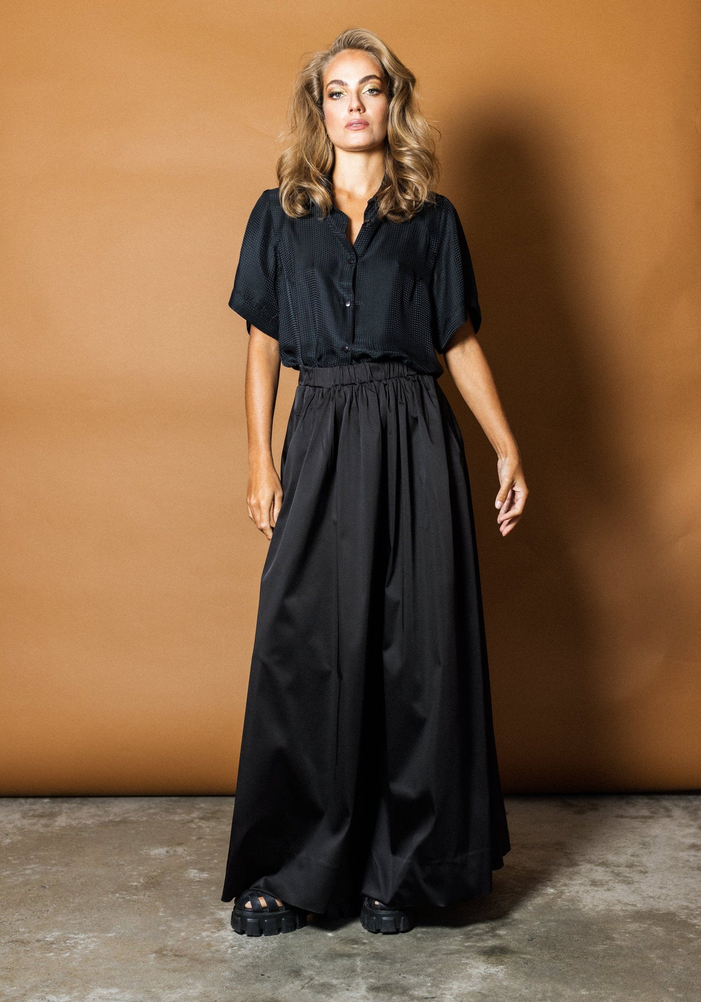 Luxe Maxi Skirt in Black