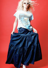 Load image into Gallery viewer, Tiered Maxi Skirt in Denim