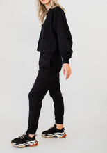Load image into Gallery viewer, Olympia Sweat Pants Black