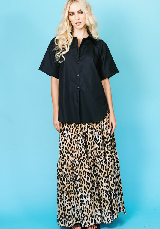 Resort Shirt in Black