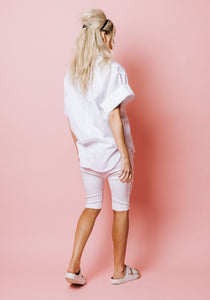 The Highrise Short in White