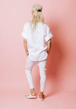 Load image into Gallery viewer, Cuffed Shirt in White